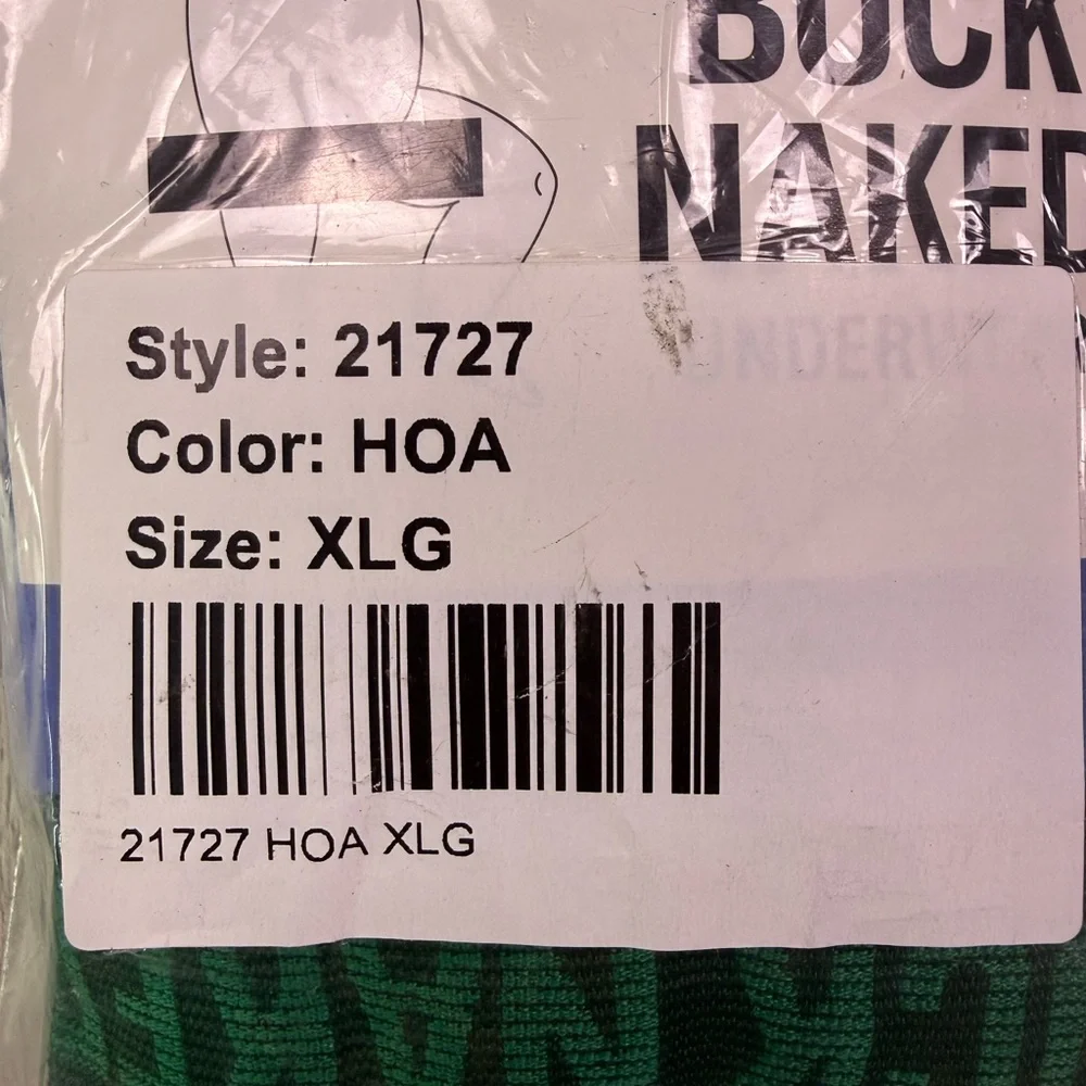 Duluth Trading Co Green Holiday Raccoon‎ Pattern Buck Naked Boxers